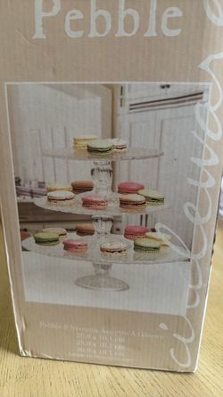 3 tier cake plate