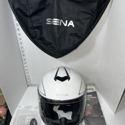Seña Outrush R Bluetooth Helmet W/bag XL 61-62 CM White 