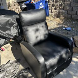 Black Recliner, Black Couch, Black Sofa