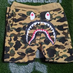 Bape Yellow Sweatpants 