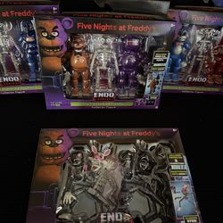 Five Nights at Freddy’s Endo Series 2 FULL SET Freddy Bonnie Chica Mangle FNAF