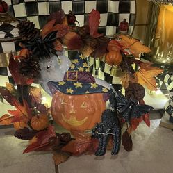 Vintage Halloween Wreath 