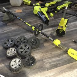 Group Of 8 Wheels (from Table Saws And Pressure Washers), Just $15 For ALL