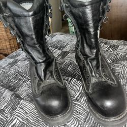 Genuine Leather Military/Motorcycle Boots