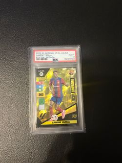 Panini Adrenalyn XL LaLiga 2023-24 Lamine Yamal Barcelona #263 RC PSA 9