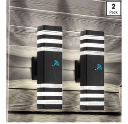 Modern Outdoor Wall Lights,Dusk to Dawn Outdoor Lighting,15.8 in $65