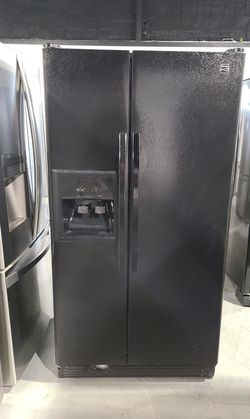 Kenmore Side By Side Black Refrigerator Fridge
