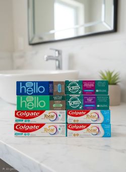 Various toothpaste