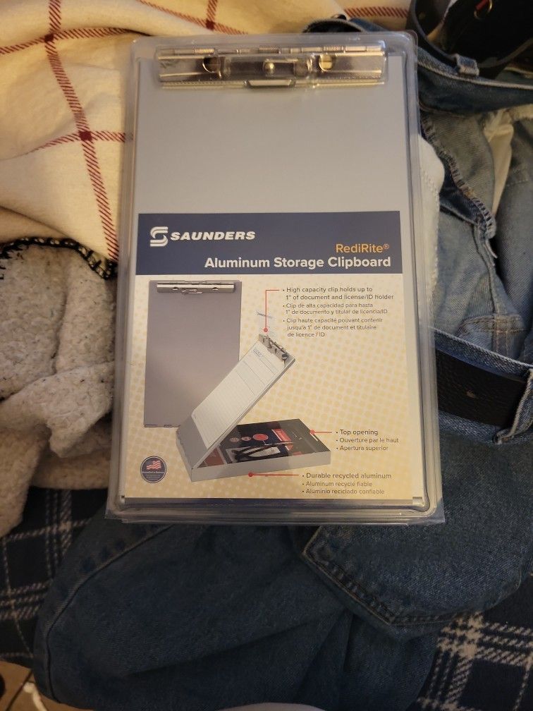 Redi Rite Aluminum Storage Clipboard Size 6"÷10"