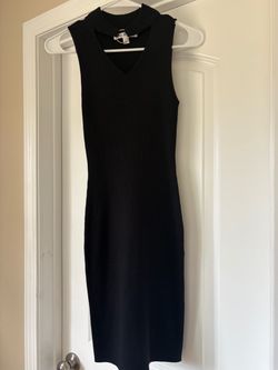 Keyhole Black Dress