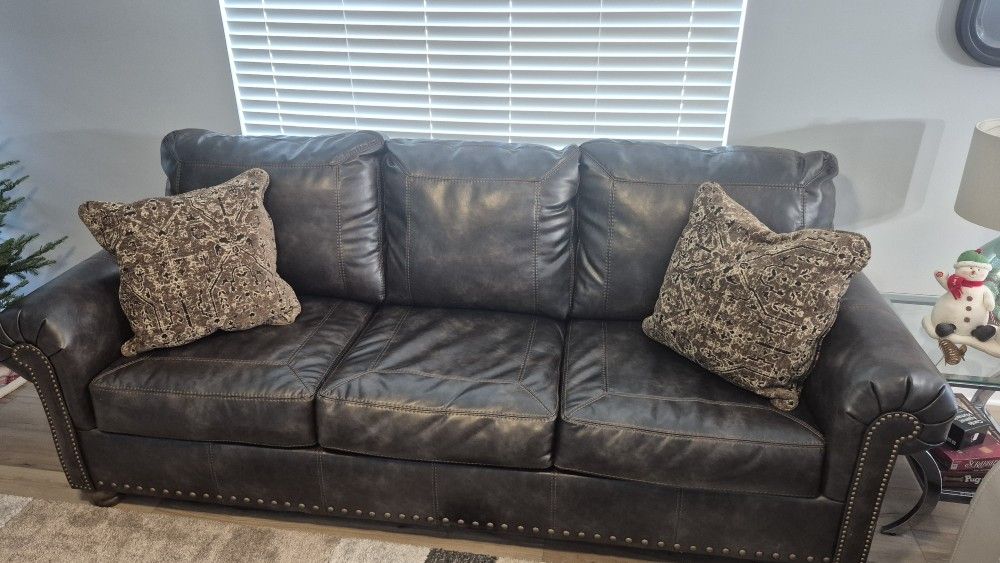 Ashley Leather Couch