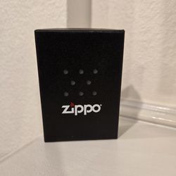 Brand New Brushed Chrome Zippo Lighter