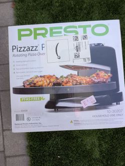 Presto pizzaz pizza oven cooker