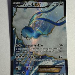 Pokémon Altaria EX 123/124 Full Art Ultra Rare Fates Collide **LP