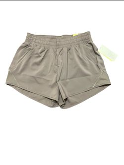 Gray running shorts