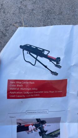 Bike Rear Cargo Rack