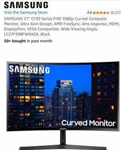 28” Samsung curved monitor
