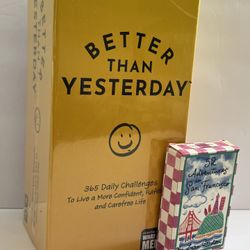 Better Than Yesterday Card Game – 365 Daily Challenge Deck + freebie