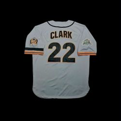 Will Clark Jersey San Francisco Giants ALL Stitched NEW with Retirement Sleeve Patch!