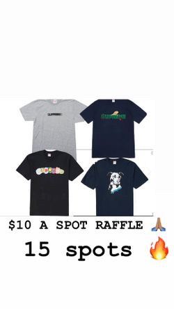 Supreme t shirt raffle