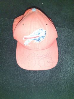 Buffalo Bills Hat Number 12 Kelly Signed Autographed Hats For Sale