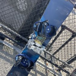 Snowboard 162 cm Burton bindings