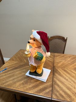 Winnie The Pooh Mechanical Doll W/Light