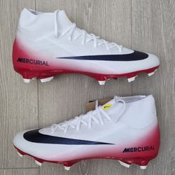 Nike Air Zoom Mercurial Superfly 10 Academy MG 'Fear Nothing' HJ7311-600 Men's Size  9 MSRP $115