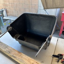 Front throw mower catcher 17 inch