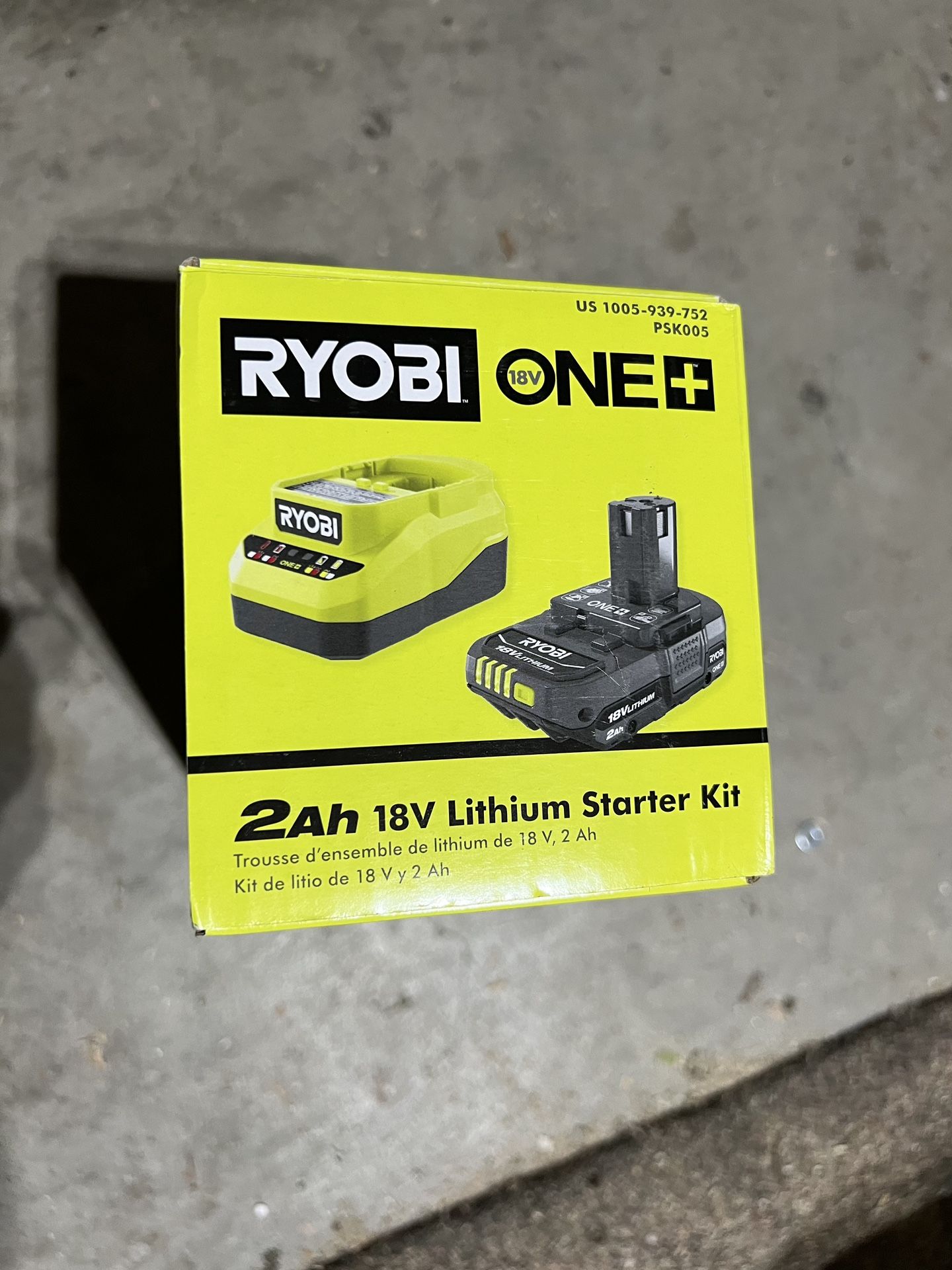 New Unopened Ryobi 2ah Battery And Charger