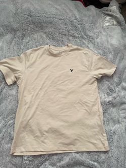 American Eagle Cream Crew Neck T-Shirt
