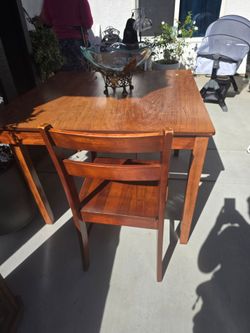 Table with two chairs