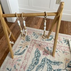 Wooden Baby Play Gym 