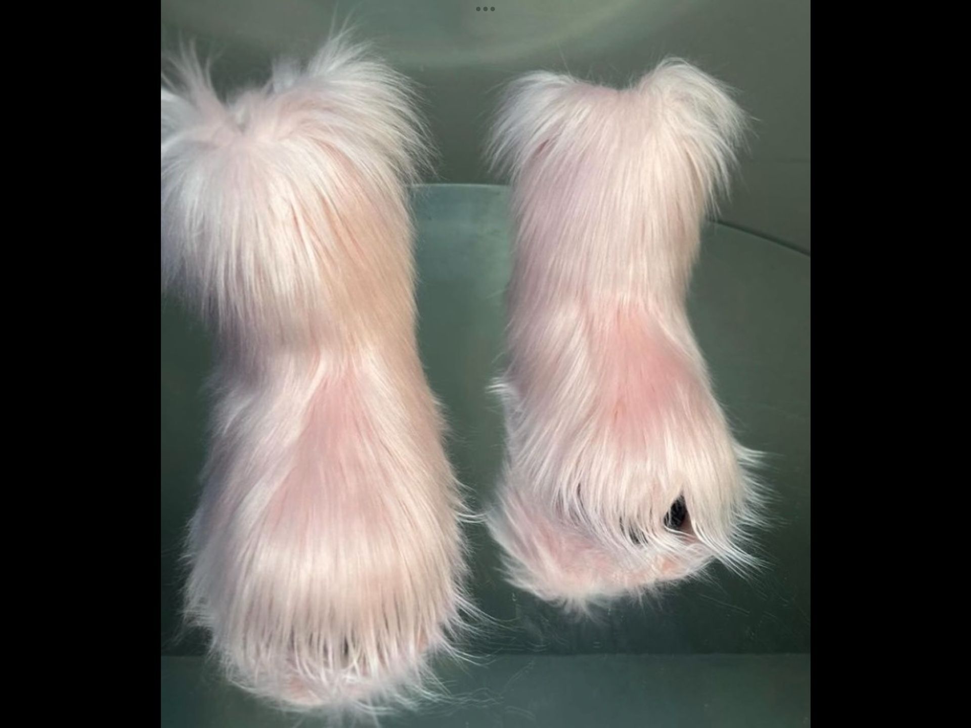 Pink Fur Boots Sizes 7-11