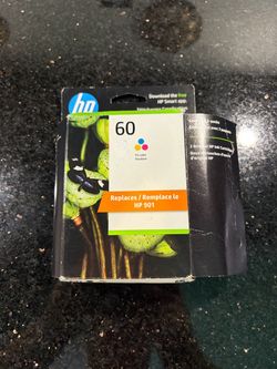 HP 60 Tri-color Ink Cartridge 1-pack Replaces HP 901