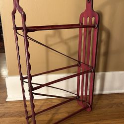 Vintage Fire Hose Rack Stands