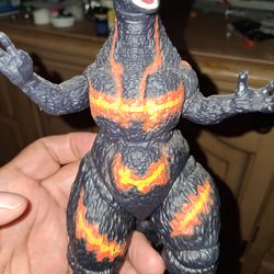 Open box red Godzila 7 inch 1995