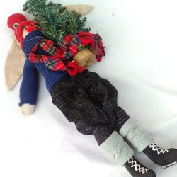 Beautiful Christmas / Holiday Santa Dolls: 14”-17" Tall - Warm & Colorful