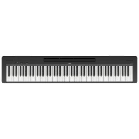 Yamaha P-143 88-Note Digital Piano with Weighted GHS Action, Bundle with Headphones and Stand/Bench Pack