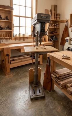 Central machinery 16 speed floor drill press