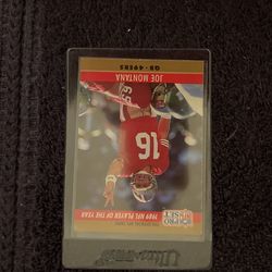 1990 Pro Set Error Joe Montana