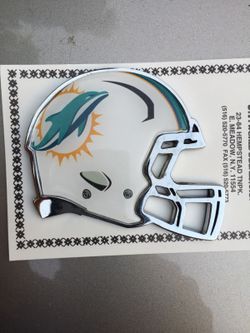 Miami Dolphins Metal Car Embalm