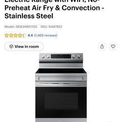 Brand New Stove And Microwave 