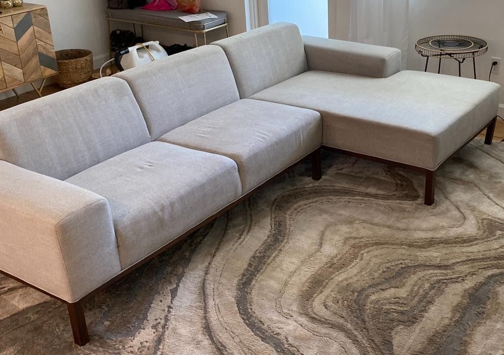 Used Gray Sectional Couch