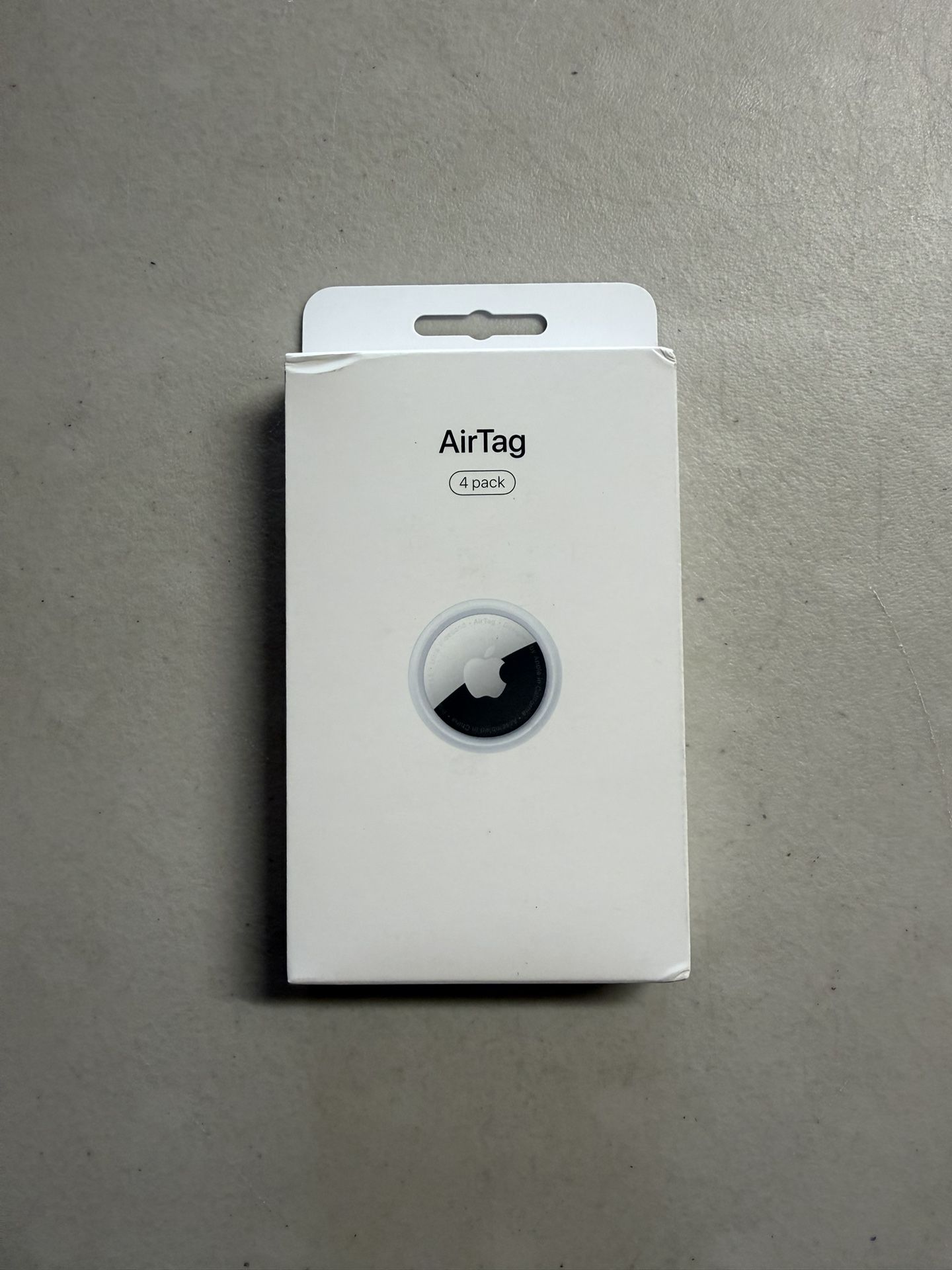 Apple AirTag 4 Pack. Keep Track of and find Your Keys, Wallet, Luggage, Backpack, and More. Simple one-tap Set up with iPhone or iPad