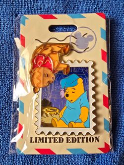 2026 D23 limited edition  Disney Stamps Series 2 Winnie the Pooh Pin