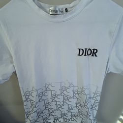 Dior ‘White With Black Graffiti Tee’