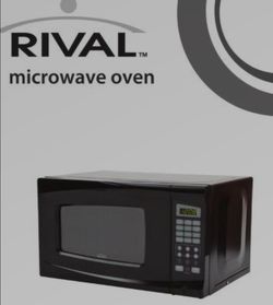 Rival Microwave Oven 900 Watt 10 Power Levels  #13C