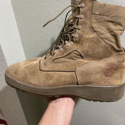 McRae Marine Hot Weather Made In USA Mens Size 12 Brown Wide Tactical Boots