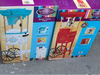 Popcorn cart/ snow cone maker